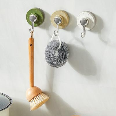Yousheng Wandhaken mit Saugnapf 2,5 kg Tragfähigkeit Bohren nicht erforderlich Einfache Installation Kleiderhaken Badezimmer Küchenaufbewahrungshaken