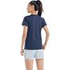 Decathlon Crew Neck Quick Dry Breathable Short Sleeve T-Shirt Women's Dark Blue