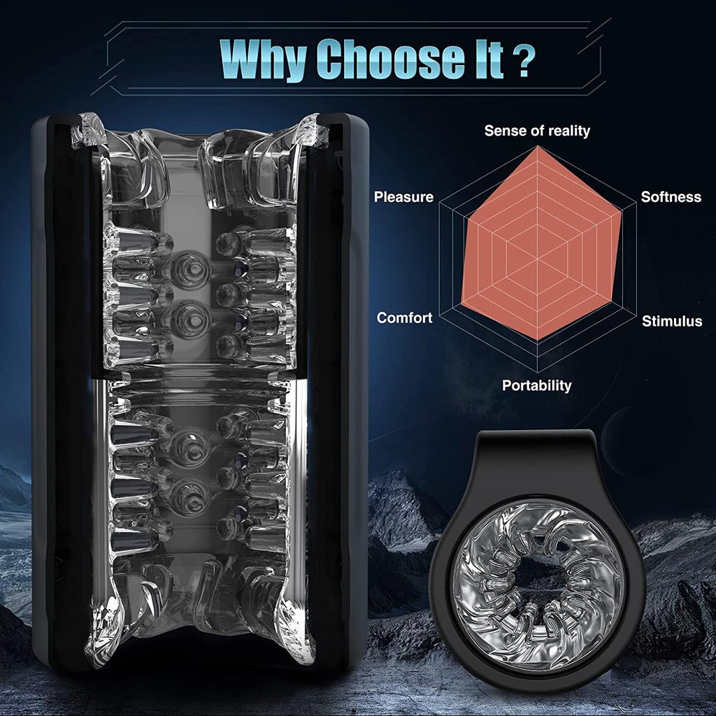 Automatic Rotation Male Masturbator Cup Double Channel Soft Silicone Reality Vagina Masturbation Machine Adult Sex Toys for Men