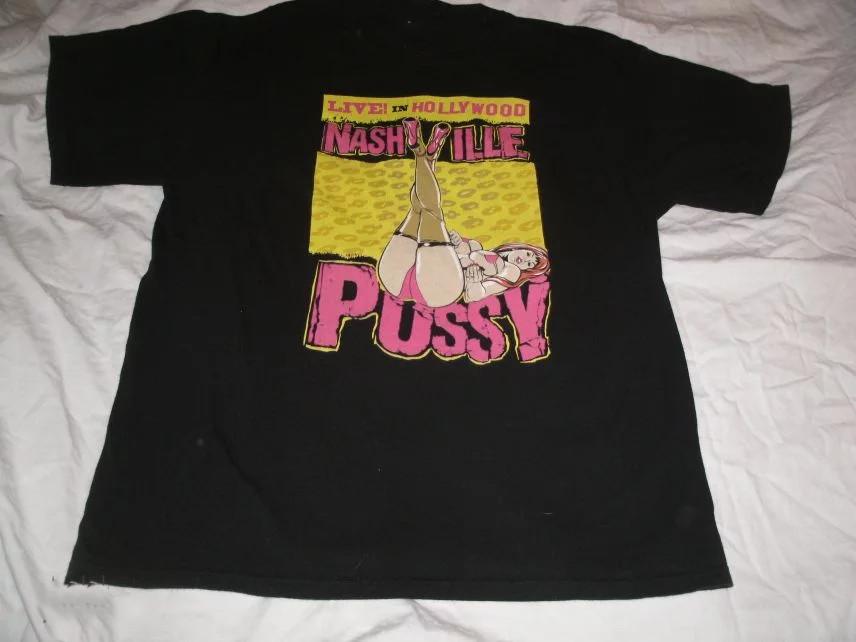 Nashville Pussy Gift For Friends Black T-Shirt Cotton S-5XL Unisex T-Shirt XL