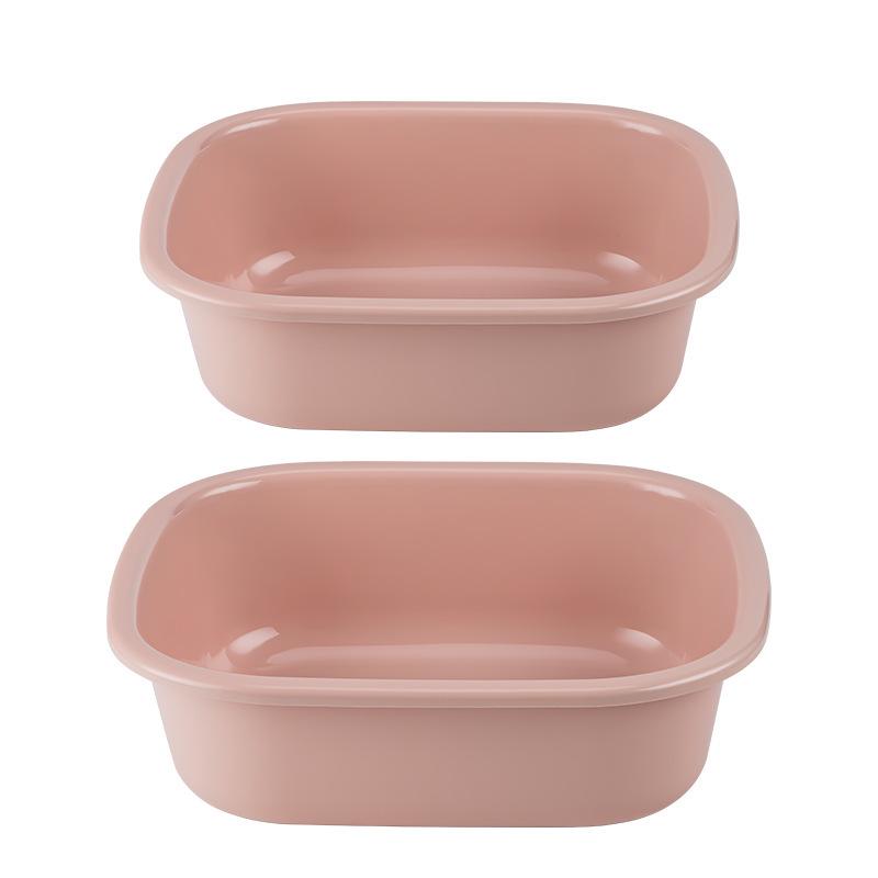Large Rectangular Plastic Washbasin for Laundry, Vegetables, and Baby Care