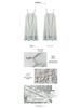 Sweet Retro Floral Lace Tassel Slip Dress for Beach Vacation