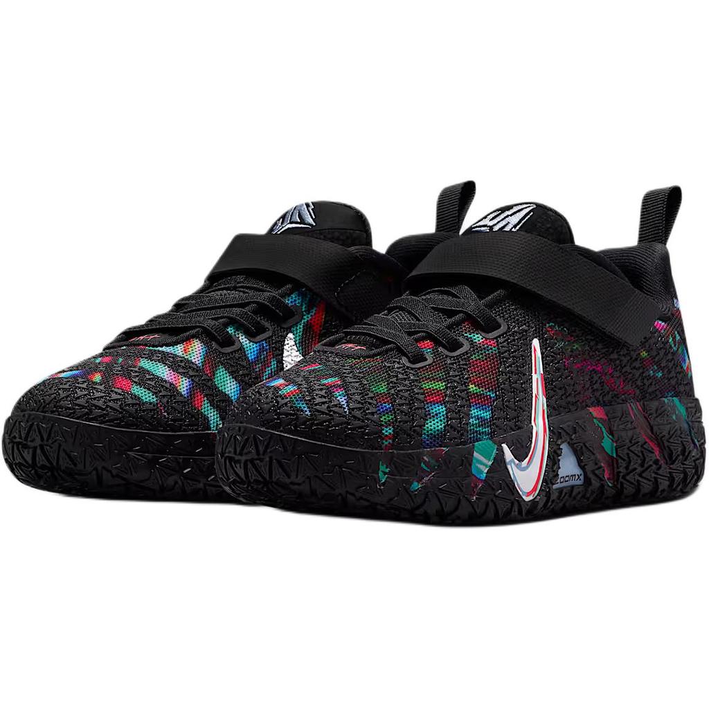 Nike Ja Morant 3 Niedrige Kinder-Basketballschuhe Schwarz Weiß Rot Kinder im Alter von 3-7 Jahren IF1796-001