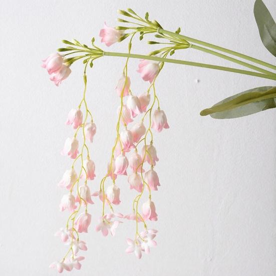 42,5" Langer Maiglöckchen-Stiel Künstliche Hängende Maiglöckchen-Blumen-Girlande für Hohe Vase Hochzeitsveranstaltung Veranda Gartenraum Hintergrunddekoration