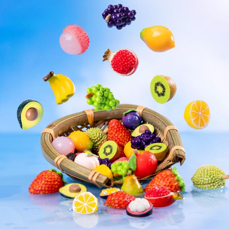 

Micro-landscape Small Ornaments Mini Blind Boxes Bag Opening Cute Particle Accessories Resin Accessories Fruit Blind Bags 13# томатний