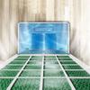 Blue Ice Crystal Box PE Refrigerated Shipping Cooling Box New Ice Box  Food