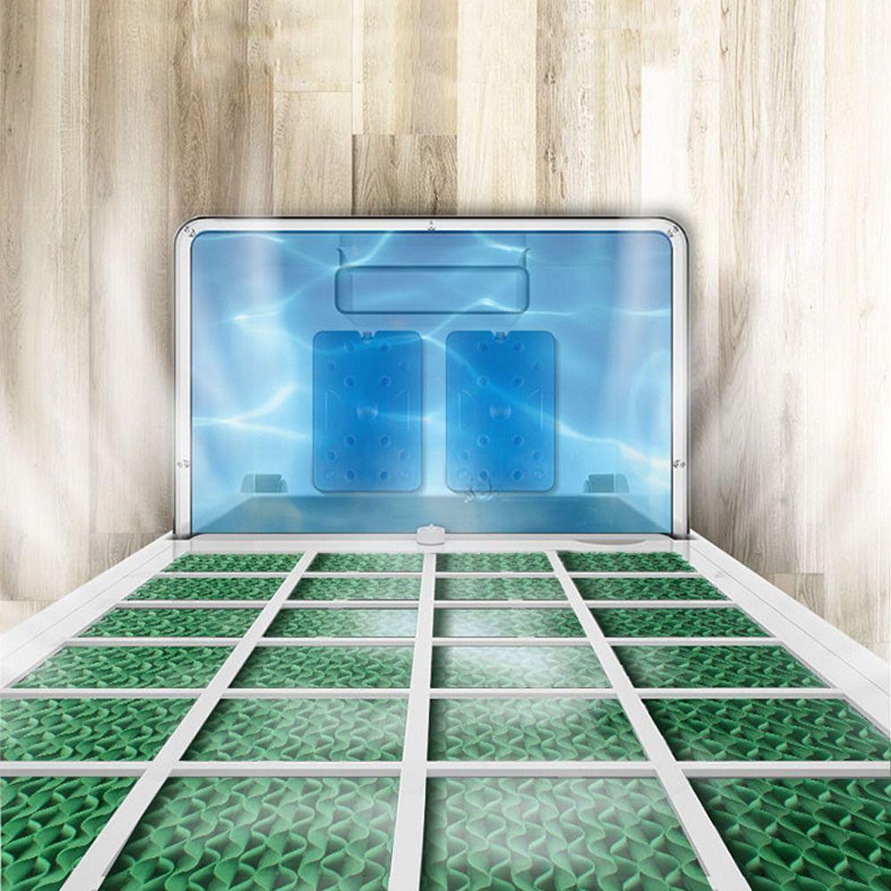 Blue Ice Crystal Box PE Refrigerated Shipping Cooling Box New Ice Box Food
