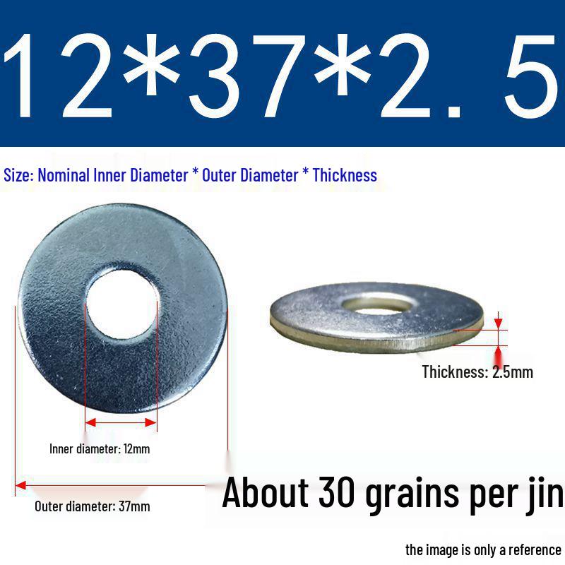 Galvanized Oversized Metal Washers M3-M60