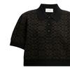 Coach Printed Casual Short Sleeve Polo Shirt Women tops Brown CN425-BRN