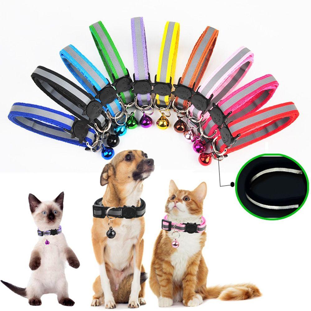 

Buckle Nylon Cute Reflective Pet Products Cat Collar Cat Accessories Cat Necklace Pet Collars помаранчевий