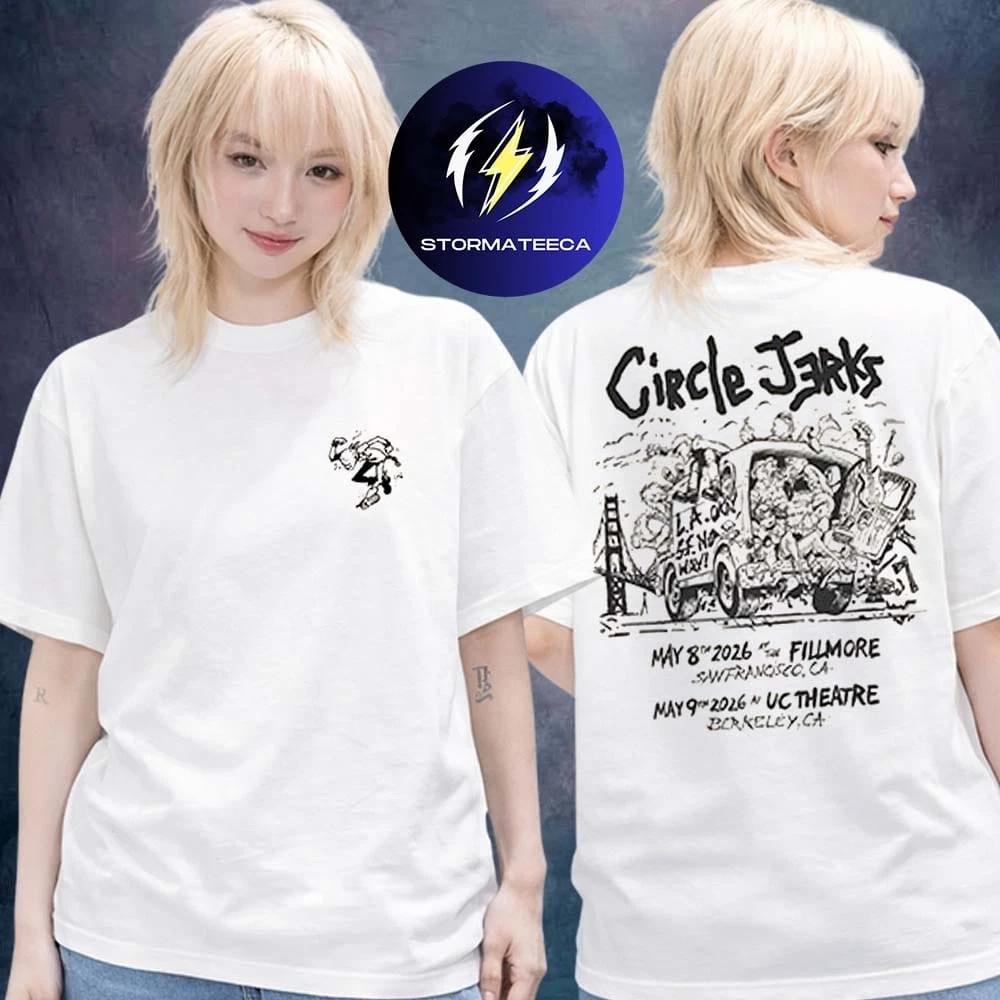 Circle Jerks Limited Tee At Fillmore In San Francisco CA Shirt S