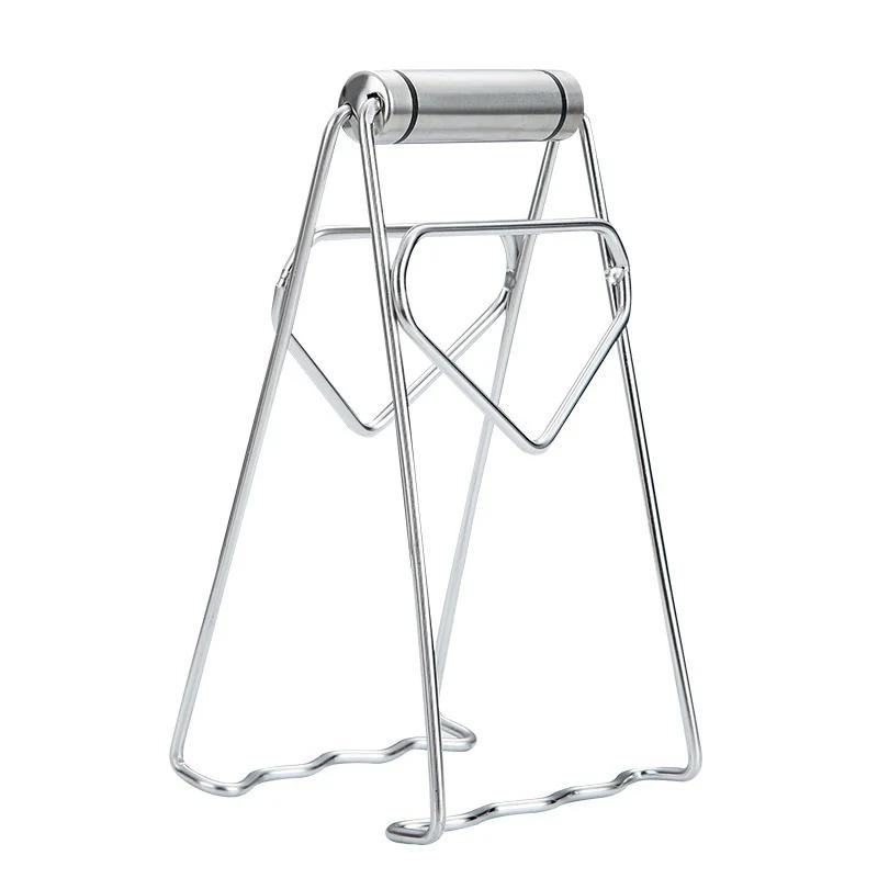 Küche Kleine Werkzeuge Edelstahl Dämpfschale Verbrühschutz-Clip Kasserolle Rutschfeste Schüssel Entnahmevorrichtung Tablett Artefakt Utensil