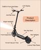 Peak DT01  800W 36V 13ah Electric Scooter Max Speed 35 Km/h Max Weight 120kg Foldable Electric Scooter LCD Display 5-7 Days Delivery
