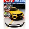 For BMW X3 G01 X4 G02 M Sport M40i M40d 2017 2018 2019 2020 2021 Automobile Front Bumper Lower Lip Spooler Splitter Body Kit