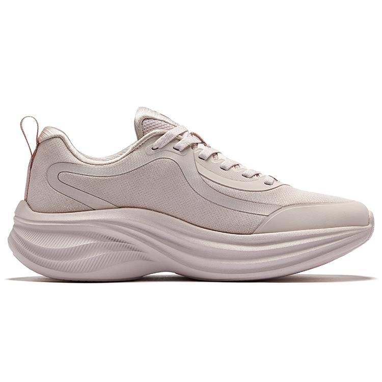 Hongxing Erke Manbo V2 Comfortable Shock Absorbing Increased Height Low Top Casual Running Shoes Women sneaker Pink Gray Clay 52125303085-103