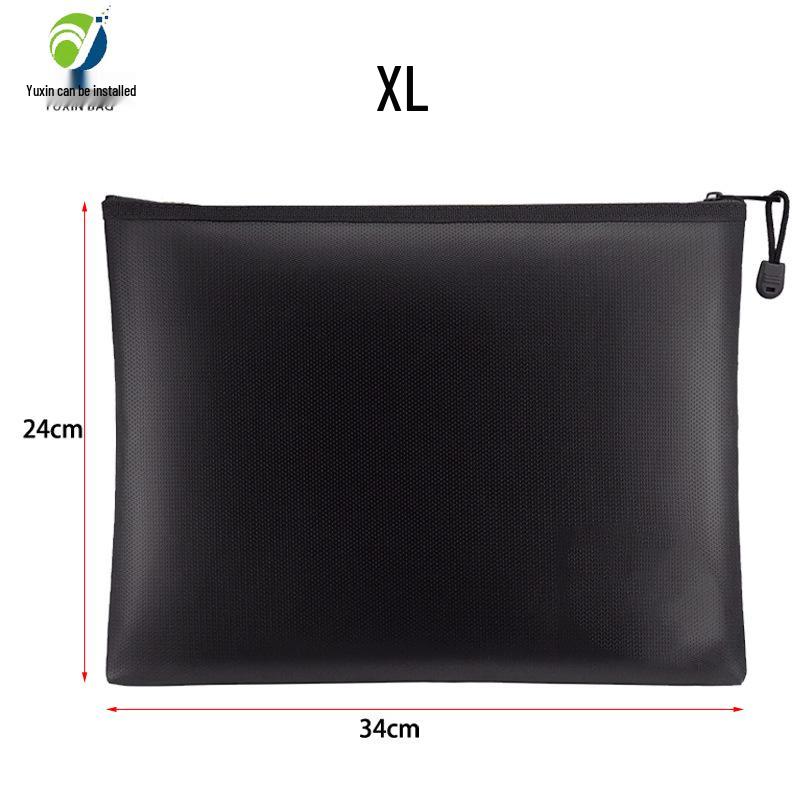 Fireproof Waterproof A4 File Bag: High Temp Resistant, Moisture-Proof, Thickened Archive Storage for Home or Business.