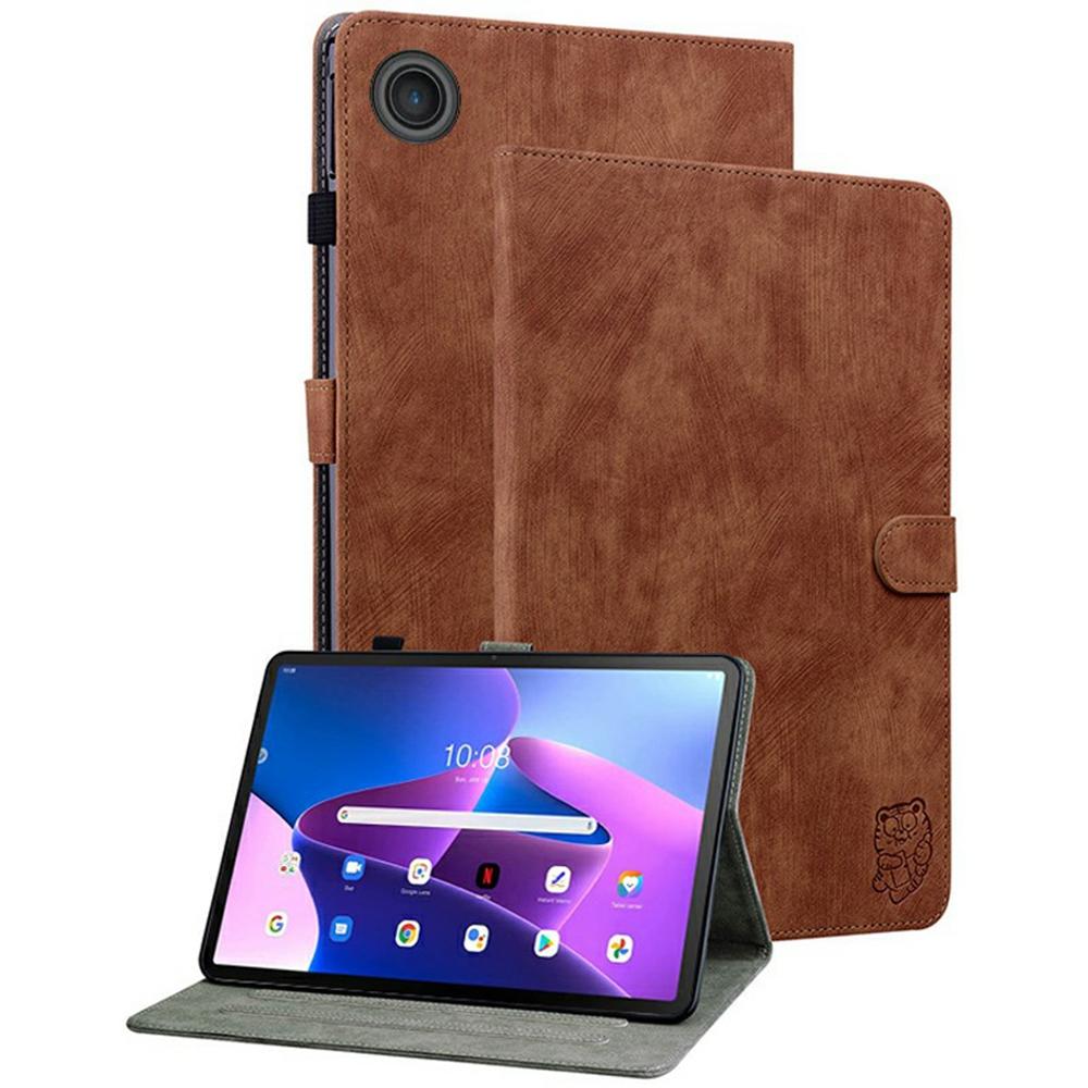 Pro Lenovo Tab TB311FU Pouzdro Vzor tygra PU Kůže Odolné proti poškrábání Obal na tablet