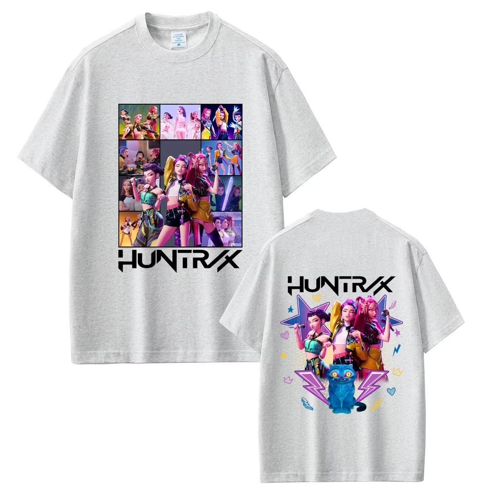 Kpop Demon Hunters T Shirt Rumi Mira Zoey T-shirt Derpy Tiger T-shirts Men Women Fashion Cartoon T Shirt Male Cotton Casual Tees