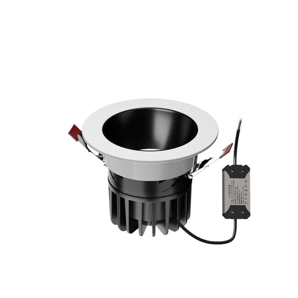 Anti-Glare LED Recessed Wall Washer Downlight, 75-90mm Cutout