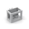 50g Tiny MOC 51858 2x3x2 Building Block Lifting Basket with Hinge Compatible