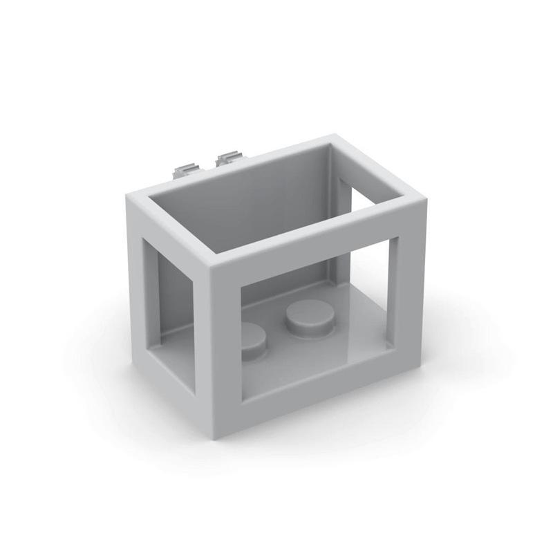 50g Tiny MOC 51858 2x3x2 Building Block Lifting Basket with Hinge Compatible