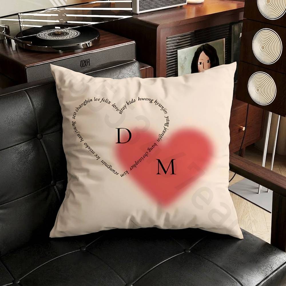 DDepecheMode Pillow Case Antidustmite Pillowcase Invisible zipper silky short plush Sofa cushion cover