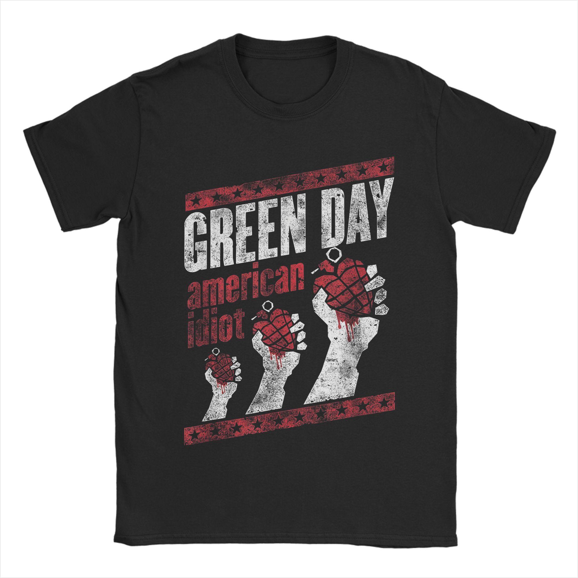 

Men Women Green Days Drip American T Shirts Green Day Pure Cotton Clothes Novelty Short Sleeve O Neck Tees Gift Idea T-Shirt 4XL