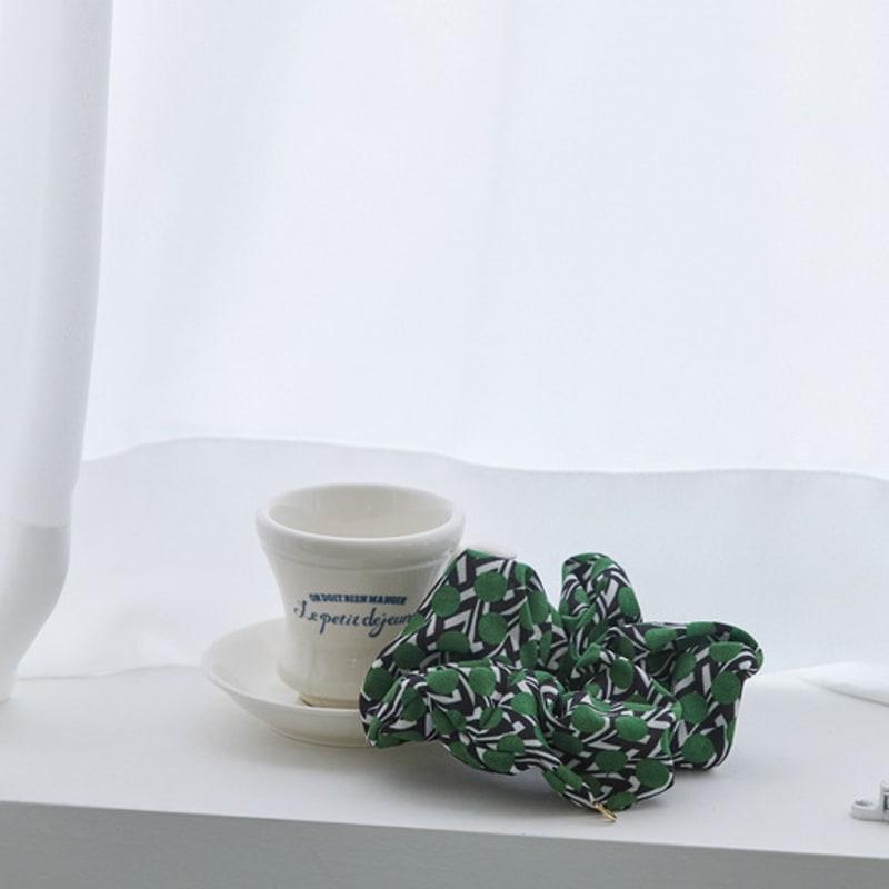 ANA MAISON Vegetarian Deco Big Hair Scrunchie