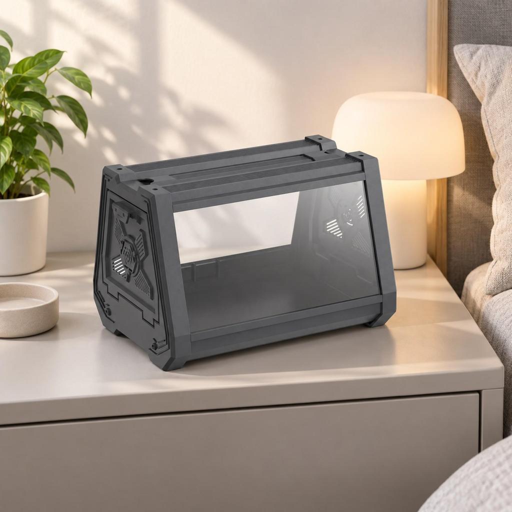 Desktop Pet Enclosure Sturdy Reptile Habitat High Ventilation