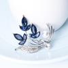 Korean Crystal Wheat Ear Pearl Brooch: Exquisite Rhinestone Pin for Clothes