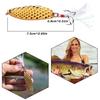 5Pcs Spoon Fishing Lure Spinnerbaits with Plastic Box