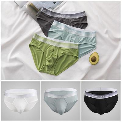 Heren Lenzing Modal Mid-Rise Plus Size Ademende Slips - Effen Kleur