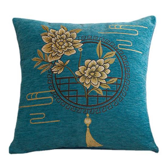 Poszewka na poduszkę w stylu chińskim miękka zmywalna oddychająca wygodna dekoracyjna poliestrowa domowa poduszka na sofę