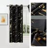 Printed Luxury Curtain 1PC With Gold Foil For Living Room Windows Print Room Darkening For Living Room Decor