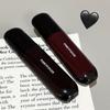 PinkyFocus Long-lasting Moisturizing Black Flower Lip Gloss - Translucent, Waterproof, Non-Transfer Lip Makeup for Women