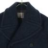 TROVE Long sleeve wool pea coat 40 Navy Men's Used