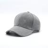 Neue Großhandel Wildleder Baseballkappe Herbst Winter für Männer Frauen Winter Einfarbig Street Hut Unisex Verstellbar Lässig Schlichte Gorra Kappen