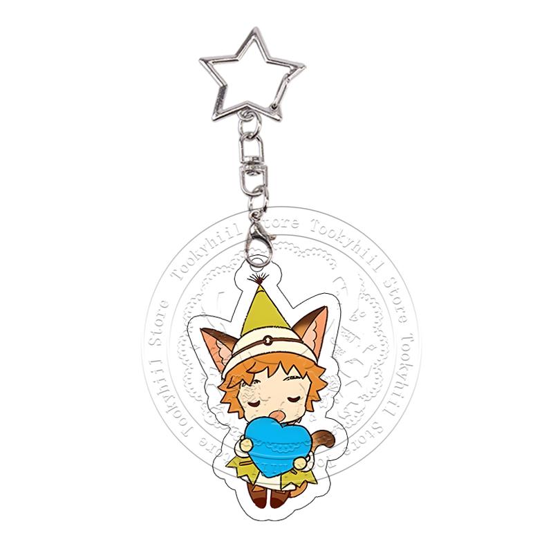 Witch Hat Atelier Acrylic Keychain Orugio Coco Tetia Anime Cartoon Characters Bag Decoraccessories Pendant Keyring Birthday Gift