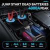 Jump Starter with Air Compressor4000A Portable Car Battery Jump Starter 10L Gas/8.5L Diesel 12V Battery Charger Booster 150PSI