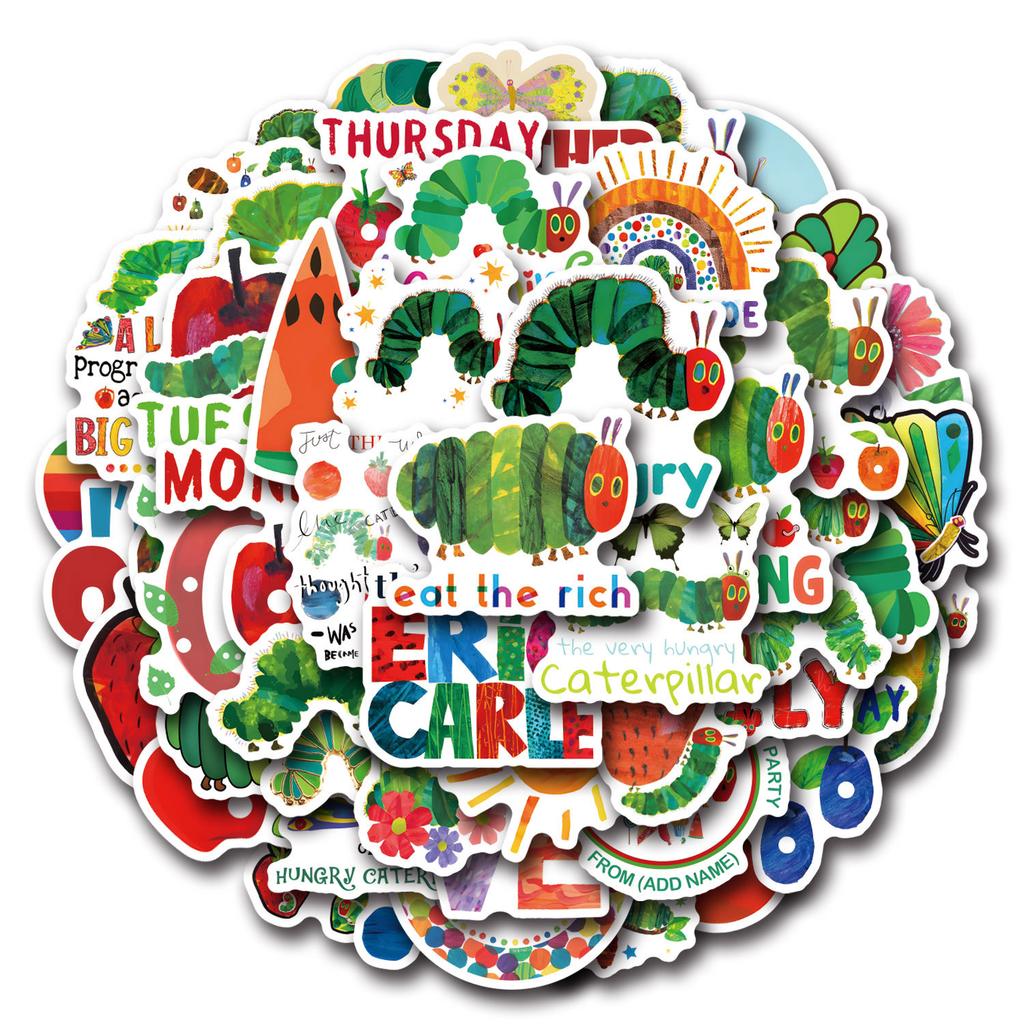 55 New Models The Very Hungry Caterpillar Graffiti Stickers Scooter Stickers