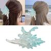 Stylish Spirals Hair Claw Clip Crystals Clear Acrylic Hair Clasp for Daily Use Secure Hold Gentle On Scalp