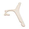 20PCS Wooden Baby Hangers Cute Bear Ears Reusable Wood Newborn Girl Boy Hangers for Closet Clothing