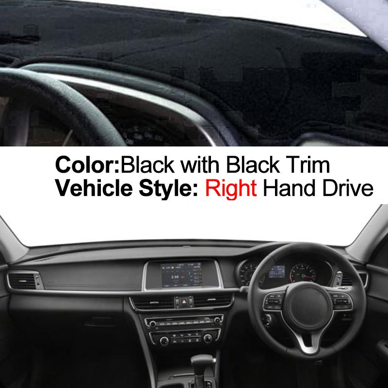 Car Inner Dashboard Cover For KIA Optima K5 JF 2016 - 2020  Auto Dash Mat Carpet Cape Anti-sun Sun shade Dashmat 2017 2018 2019