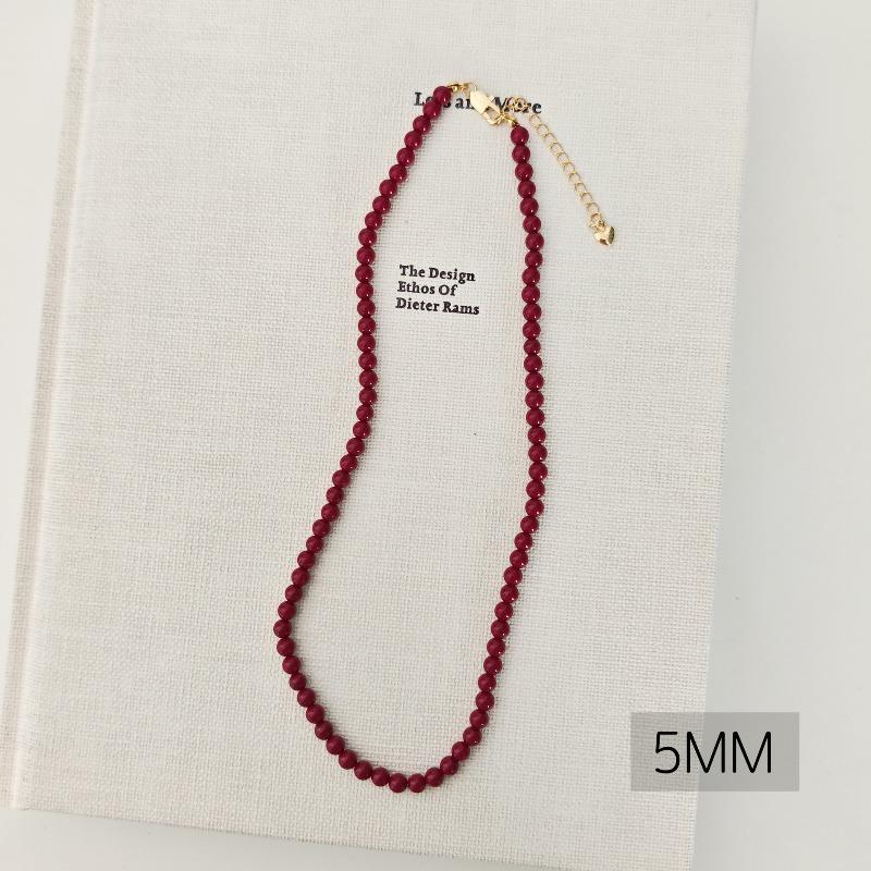 French round Shijia pearl necklace New Internet celebrity necklace Sweater chain Literary retro fashion necklace