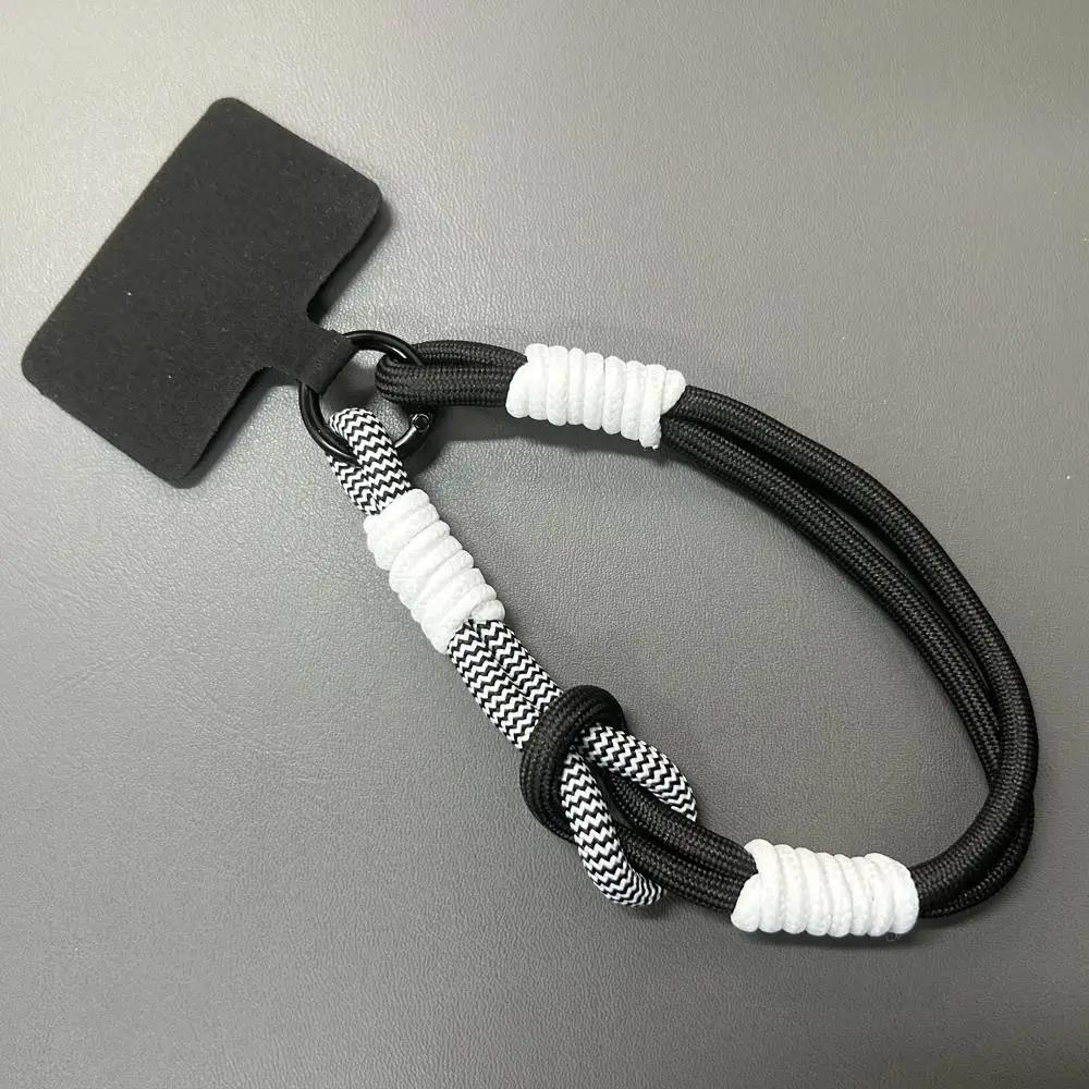 

Korean Style Phone Lanyard-Short Pendant Key Chain with Portable Outdoor Climbing Rope,Anti-Release Buckle&Practical Wrist Strap