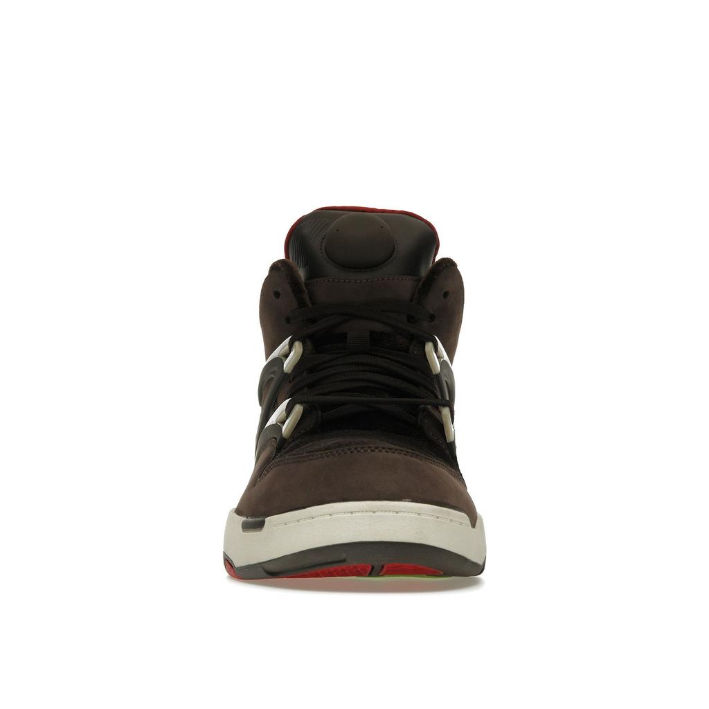 Reebok Pump Omni Zone II Grizzly Brown Dark Brown Crimson Mist IE9342