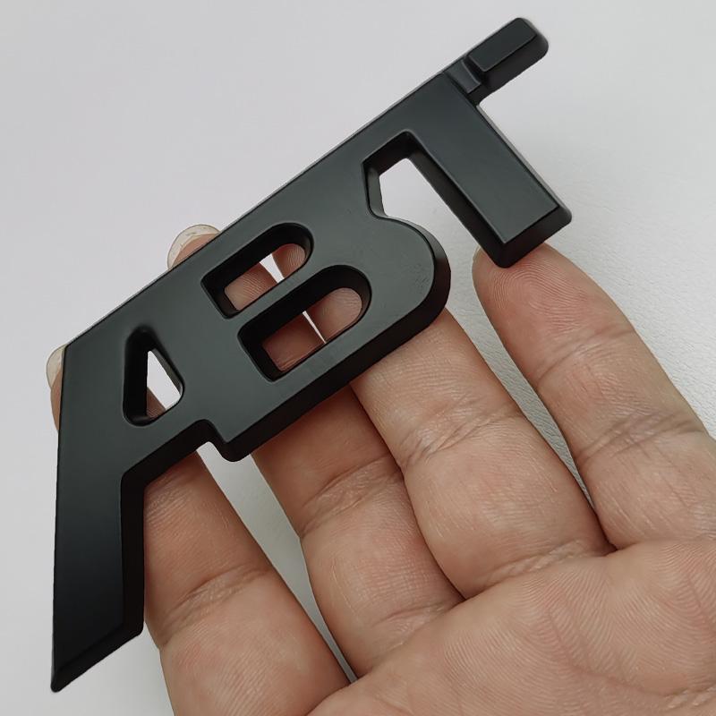 3D Metal Car Fender Trunk Body Tailgate Emblem Badge ABT Logo Decal Sticker