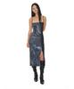 Too Much Tax Cowgirl Printed Dress Navy
