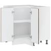 Porto Kitchen Corner Base Cabinet Smoked Oak Veneer Wood Based Material
