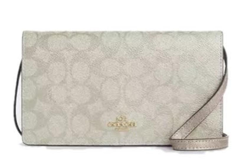 

Bag Mini Shoulder Smartphone Shoulder Mini Bag Bag Shoulder Bag Anna Foldover Clutch Bag Crossbody Angle CX593 Outlet Product Branded Product [Coach] шампанського